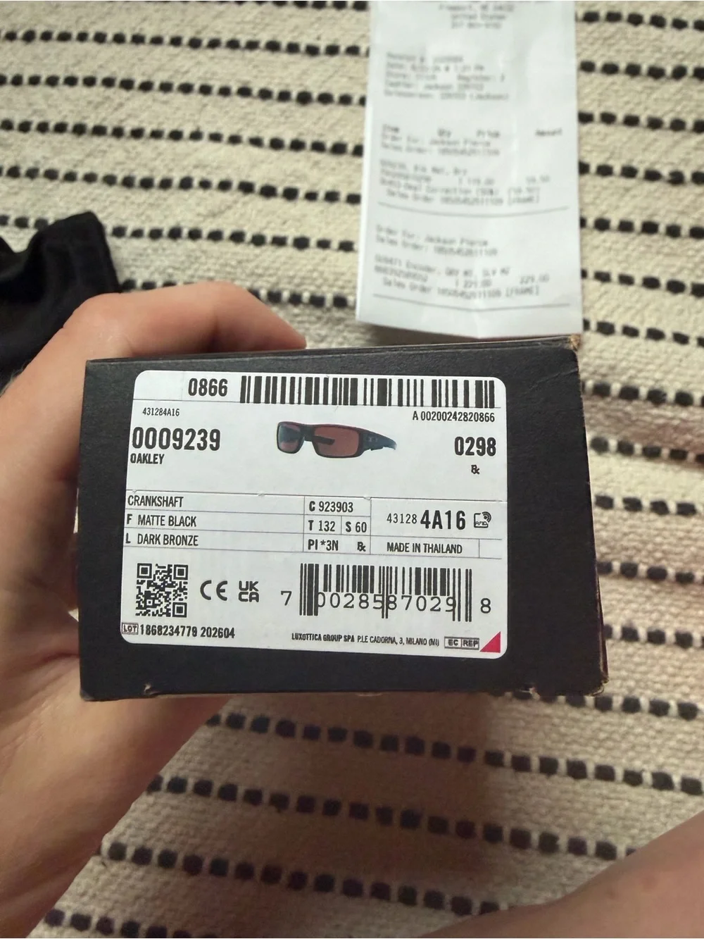 Oakley crankshaft sunglasses